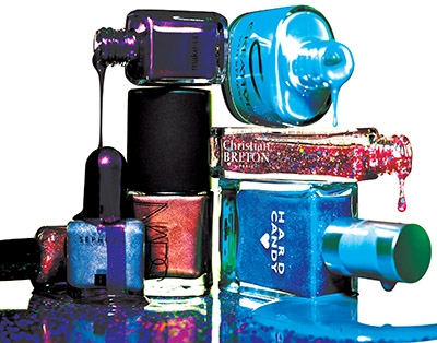 nail varnish bottles – Photograph by George Ong