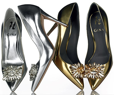 Silver and gold shoes – Photograph by George Ong