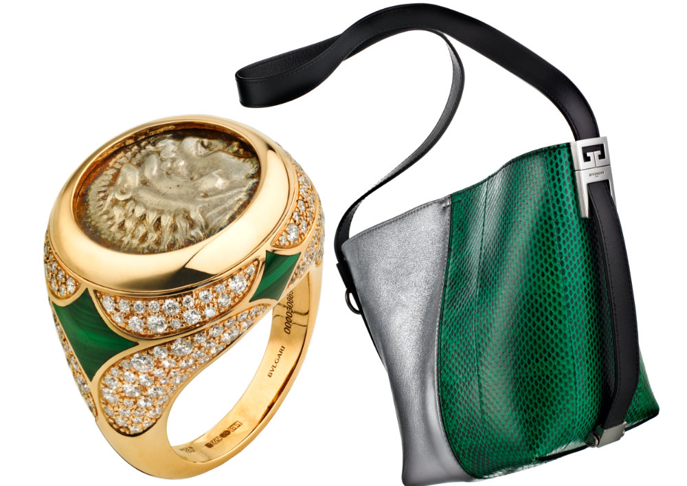 Diamond ring and handbag – Photograph by George Ong
